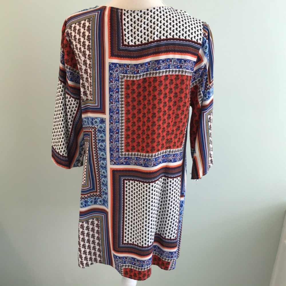 Umgee patchwork boho tunic - Picture 4 of 8
